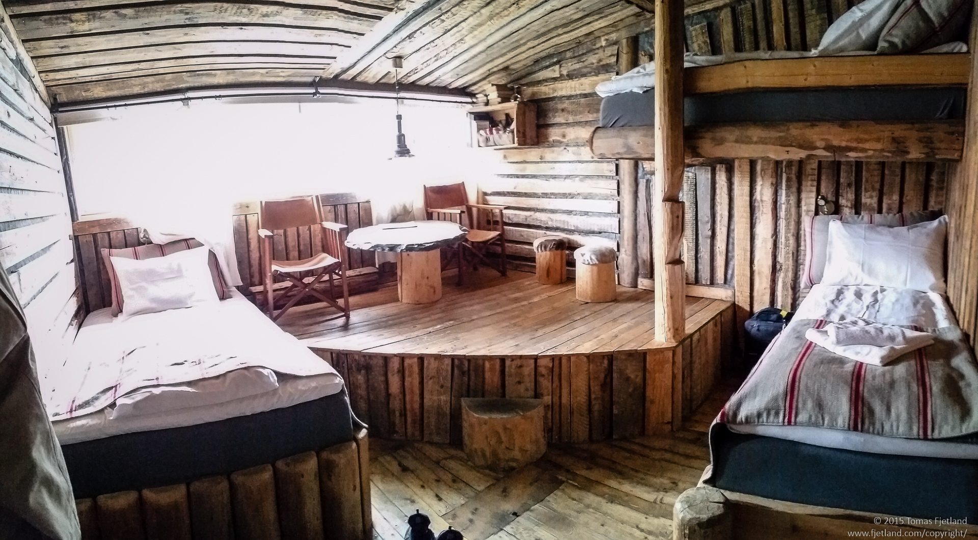 My room (room 6) at the Basecamp Spitsbergen hotel