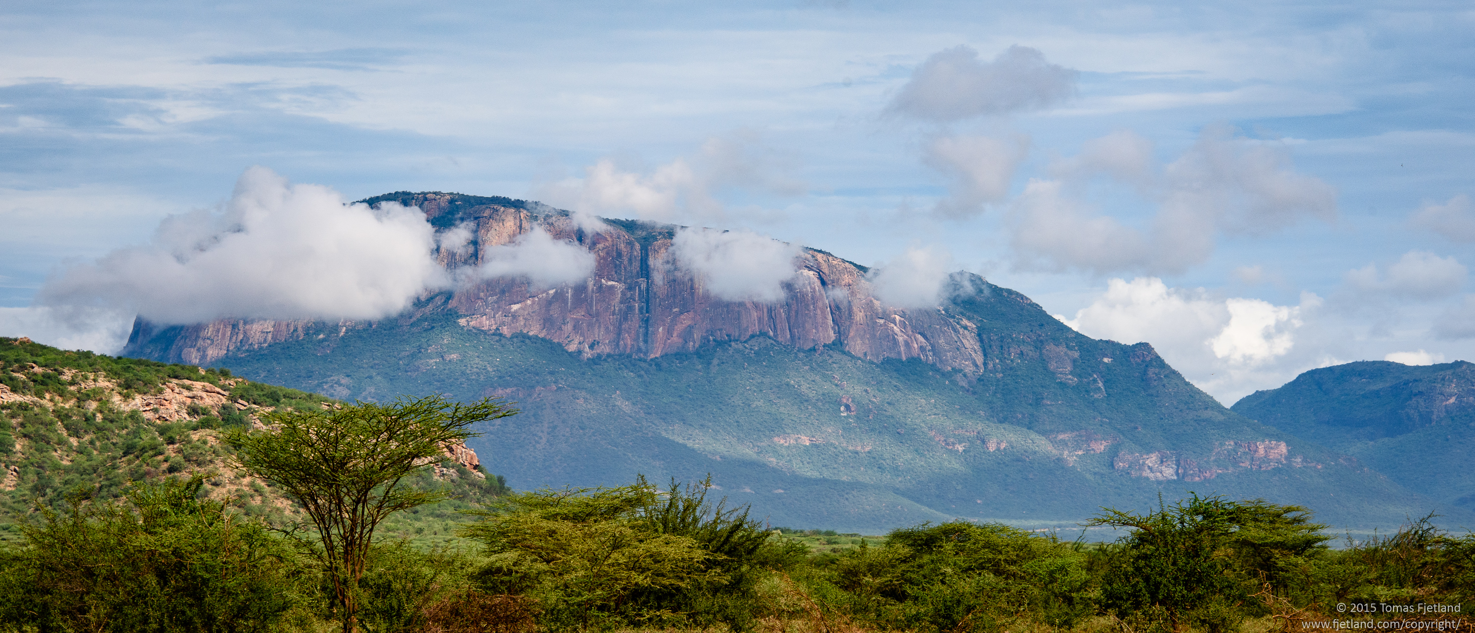 From the Kalama airstrip you can see this mountain to the north. The Samburu in the area considered it sacred